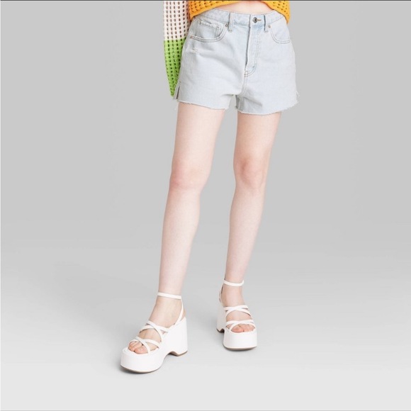 NWT WILF FABLE high rise shorts - Picture 2 of 9